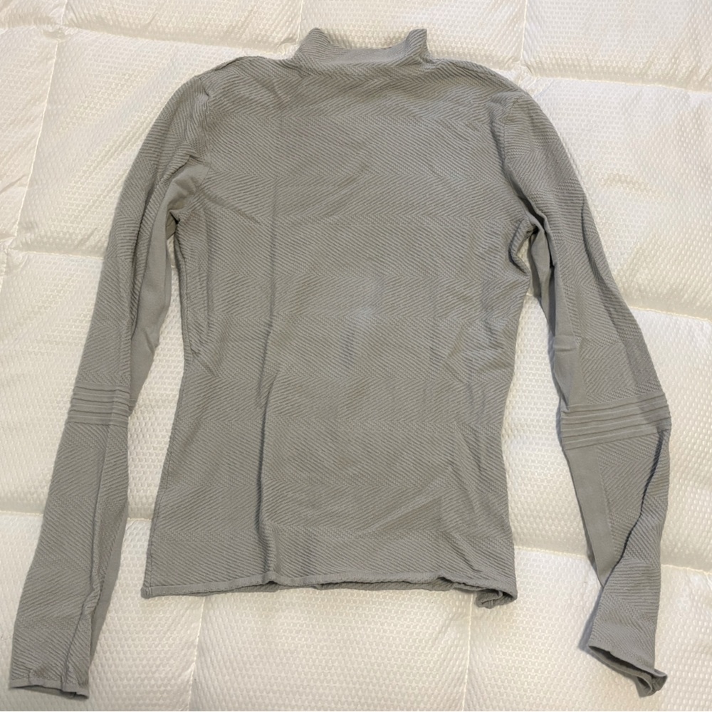 Emporio Armani Fitted Grey Turtleneck